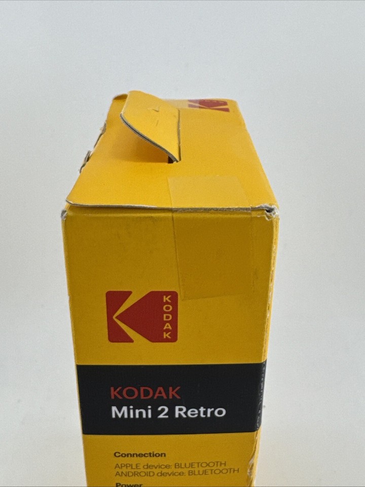 Kodak Mini 2 Retro Portable Bluetooth Instant Photo Printer Black P210R