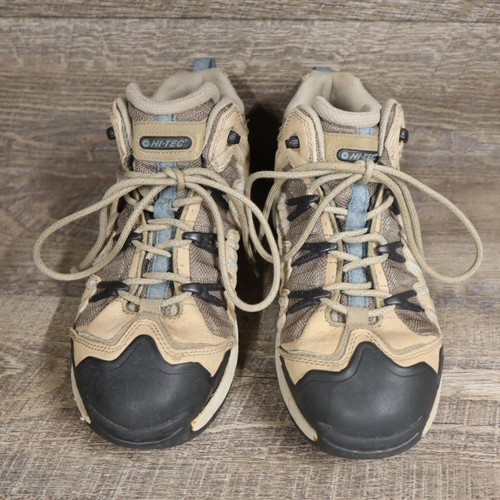 Hi-Tec Mid WP Waterproof Hiking Boots Tan Brown Women's Size 10 - Picture 3 of 6