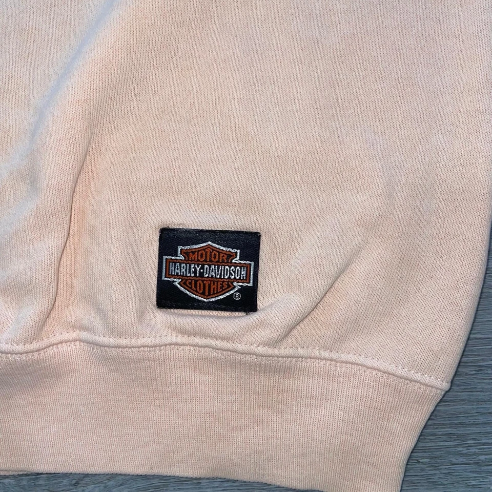 Sudadera De Colección Harley Davidson Nativa Cuello Tribal Gráfico Años 90 Para Mujer Mediana Foto 3 de 4