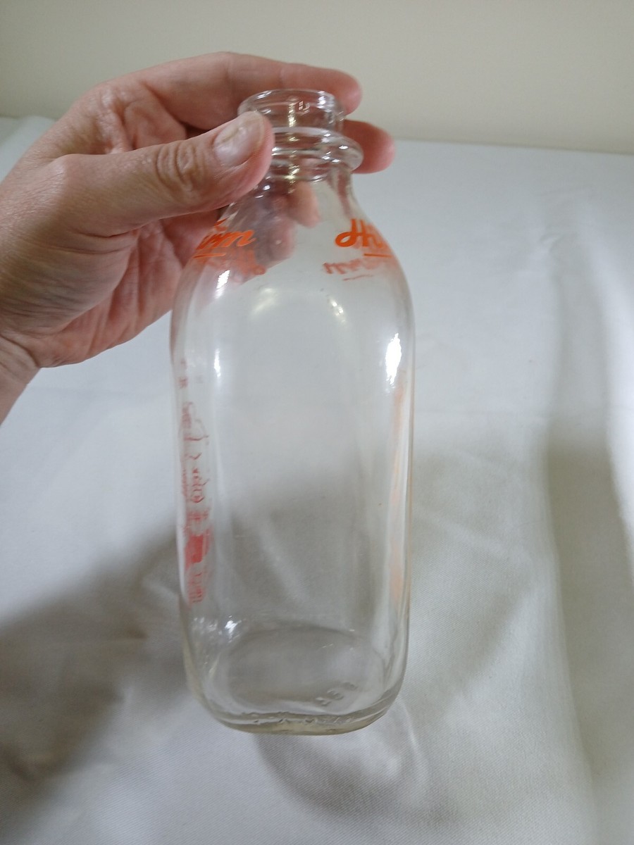 【希少品】Hill View Dairyヒルビュー デイリー ガラスミルクボトル HILL FARM DAIRY, SCHUYLKILL HAVEN PA, GLASS MILK BOTTLE, ONE