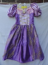 Rapunzel Girls Disney Princess Costume Kids Party Dress size 4-6X