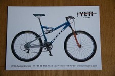 Original YETI Cycles Postkarte YETI AS-R, 2001