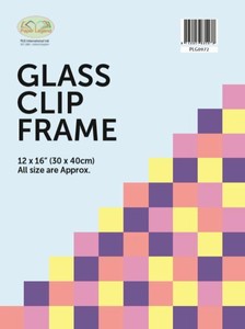 Clip Frame 12 X16 30x40 Cm Glass Clip Photo Frame Frameless Ebay