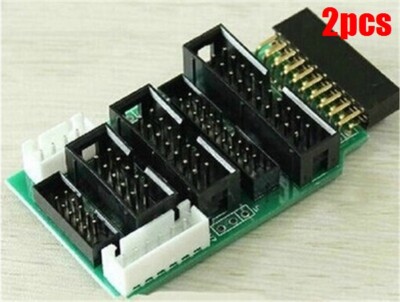 2Pcs J-Link Emulator V8 All-Arm Jtag Adapter Converter Mini For TQ2440 244 Ic li