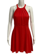 Express women's A-line orange dress sleeveless size 6