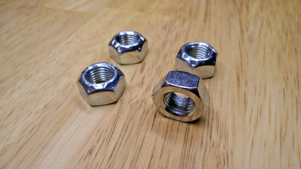 (GRADO 8) ¡TUERCAS DE BLOQUEO DEL BRAZO DE CONTROL! PARA CAMARO FIREBIRD NOVA CHEVELLE SS ETC (4 piezas) Foto 4 de 4