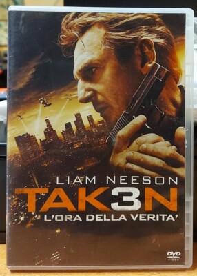 TAKEN 3 L'ORA DELLA VERITA' DVD AZIONE LIAM NEESON CONSEGNA 24/48H CON BRT