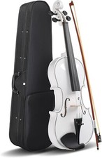 4/4 Violin Beginner Violin,Full Size Acoustic Violin w/Case,Bridge,Shoulder Rest