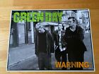 Green Day - Vintage And Rare Promo Poster From Warning