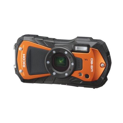 RICOH WG-80 ORANGE full-fledged waterproof digital camera New in Box JAPAN