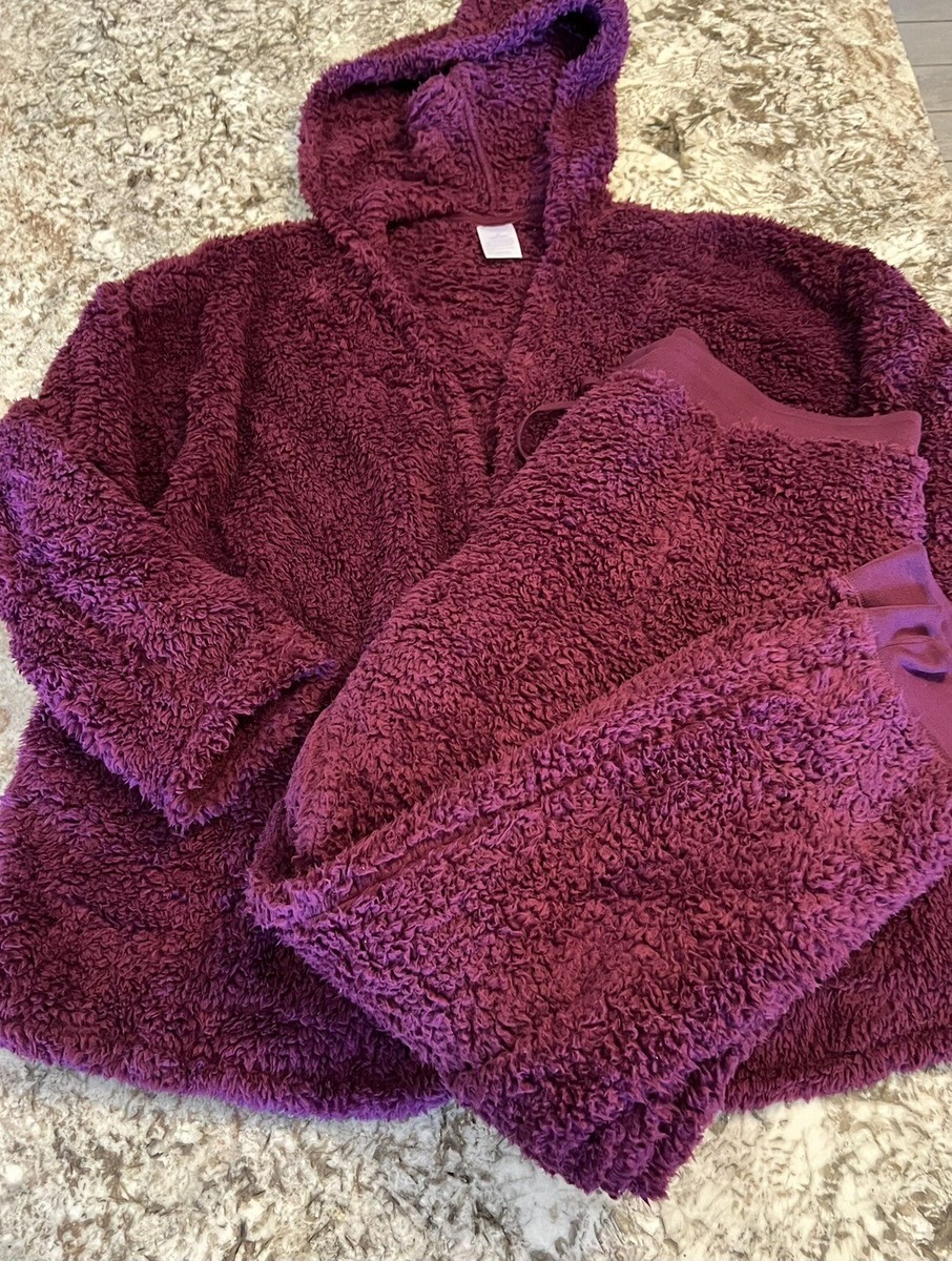 2X Secret Treasures Sleepwear Pajama Set Fleece Sherpa Plus Size