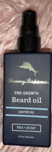 Aceite para barba de aceite de ricino Tommy Bahama Pro-Growth ~ mar + surf 2 oz nuevo - Imagen 1 de 3