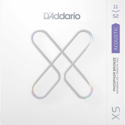 D'Addario XS Coated Phosphor Bronze Akustiksaiten 11-52, XSAPB1152