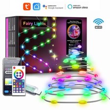 Tuya Catena Luminosa a LED Smart WiFi e Bluetooth per Albero di Natale