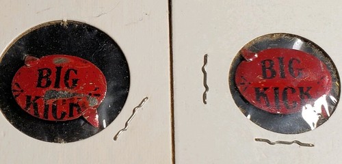 2 BIG KICK vintage tin tobacco tag tag4