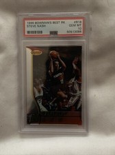 1996 Bowman's Best Steve Nash ROOKIE RC #R18 PSA 10 GEM MINT Phoenix Suns