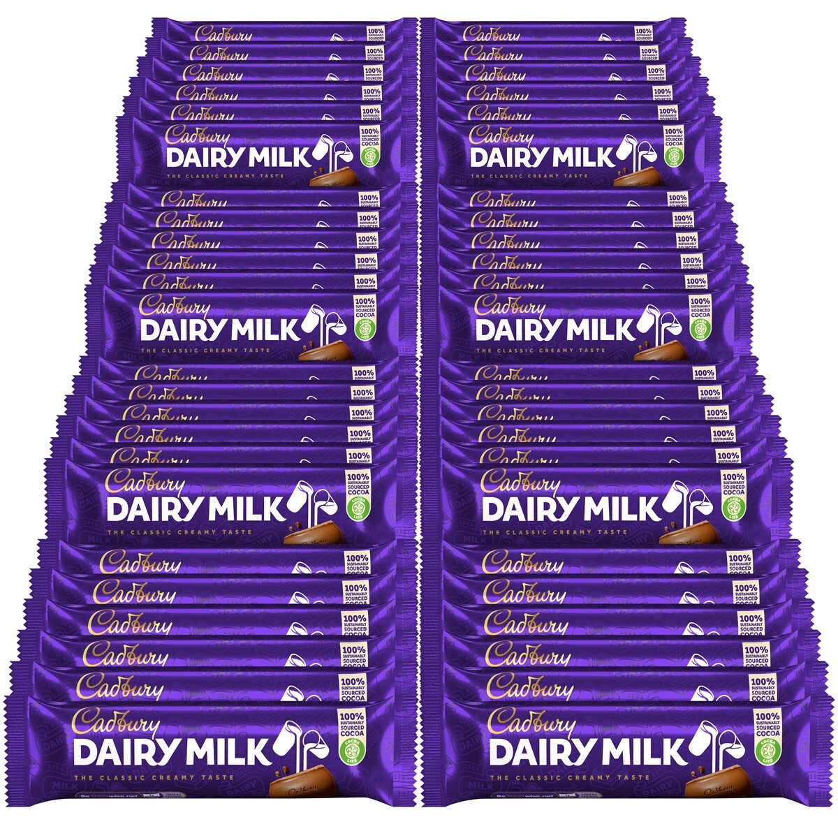 Cadbury Dairy Milk Chocolate Bar 45g (Wholesale box of 48)