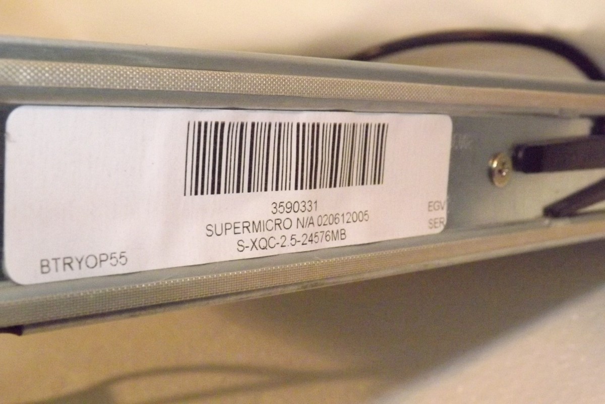 Module Mémoire SuperMicro S-XQC-2,5-24576 Mo - PWS-281-IH - Occasion