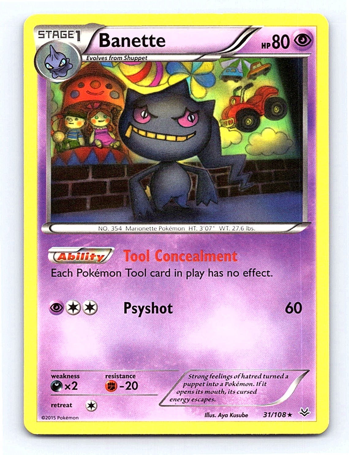 Banette (31) 31/108 XY - Roaring Skies Rare NM