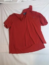 Polo Ralph Lauren Shirt Mens 2XB Big Red Polo Short Sleeve Cotton Pique