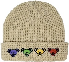 Ripple Junction Grateful Dead Colorful Bears Natural Adult One Size,