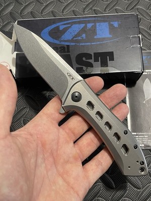Zero Tolerance Knives - ZT0801Ti - Titanium Scales w/ a S35VN Blade.