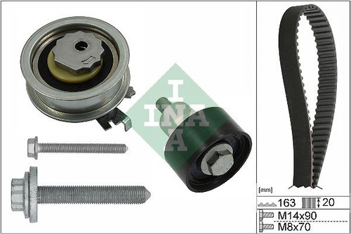 Kit Cinghia Distribuzione per Seat Mii Leon ST SC Ateca Schaeffler INA 530059211 dal 11->