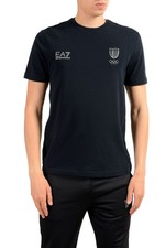 Emporio Armani EA7 "Italia Team" Men's Blue Crewneck T-Shirt Size XS S M XL 2XL
