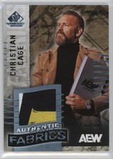 2025 SP Game Used AEW Authentic Fabrics Premium Patch 7/10 Christian Cage #AF-CC