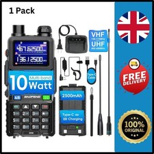 Digital Handheld Radio Scanner Fire Police VHF FM EMS Ham 2 Way Transceiver Dual