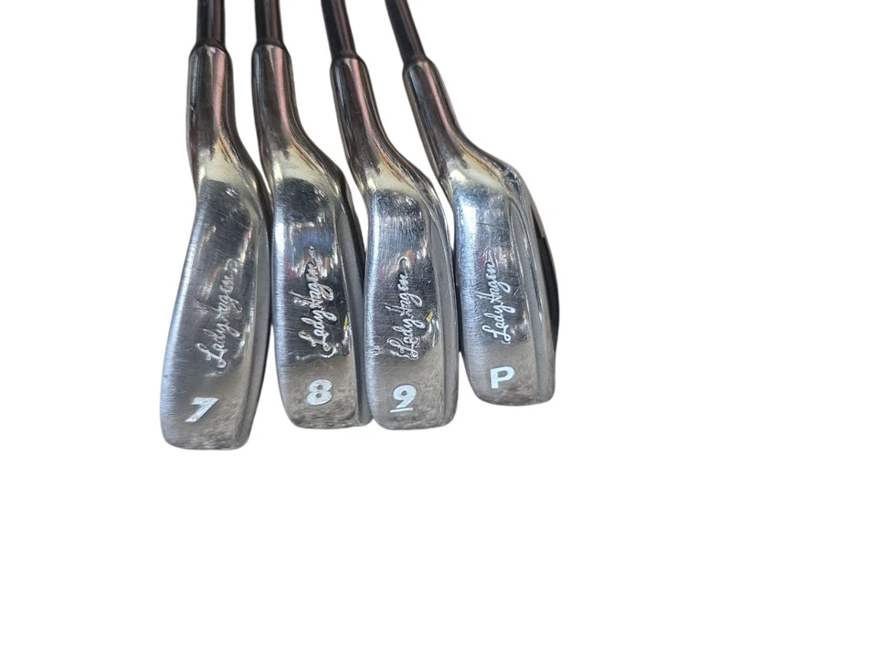 Juego de hierro Lady Hogan MS-2 7,8,9,P varilla de grafito Lflex derecha Foto 2 de 4