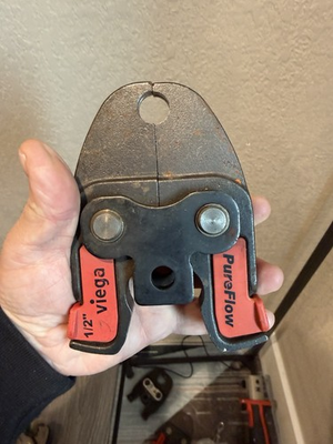 #ad #ad RIDGID 17008 Compact Series Press Jaw 1 2quot; Viega PureFlow PEX – NEW $100.00