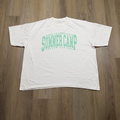 Dave Chappelle Shirt Mens 3XL White Summer Camp Yellow Springs Graphic Tee