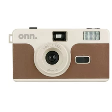 onn. Reusable 35mm Camera with Flash, 1080p, 2MP