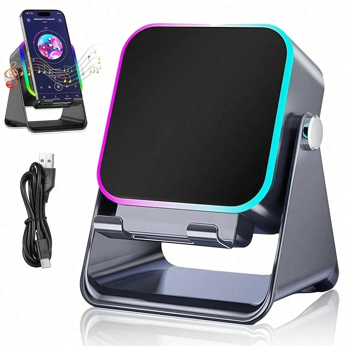 Wireless Induction Speaker 5-in-1 Bluetooth Speaker With Pho