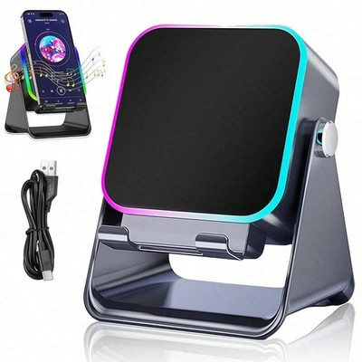Wireless Induction Speaker 5-in-1 Bluetooth Speaker With Phone Stand