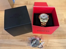 Invicta Men s Gold Twin-Axis Prototype Keychain Lot No Movement Please Read