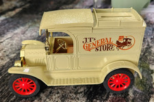 Ertl Ford 1913 Model T Van J.T.'S GENERAL STORE Diecast Coin Bank With Key