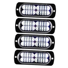 12-24V 20-LED Super Bright Emergency Strobe Warning Caution Hazard White