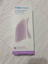 Frida Mom C-Section Silicone Scar Patches Reusable, 6-Count w/ 1 Keep-Clean Case
