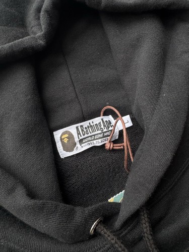 RARE BAPE x 27th Anniversary Foil Hoodie | Black | Size Small/Large /2XL | Anniv - Bild 6 von 14