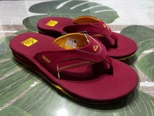 Reef Sandals Men’s Size 12 Fanning Pregame USC Spikeless Golf Flip Flops NEW