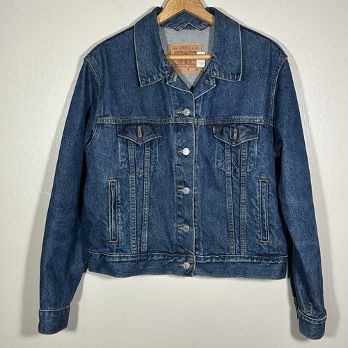 Chaqueta de Camionero Jean Azul Vintage Años 90 Levi’s Strauss Mujer 77715-0289 M