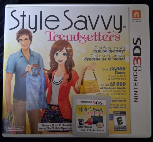 Style Savvy: Trendsetters (Nintendo 3DS, 2012) No Manual!