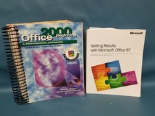 2 Microsoft User Manual Books Office 97  Office 2000 Beginning