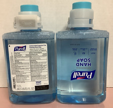 2x Purell 8383 Antimicrobial Fragrance Free Foaming Hand Soap 1200ml ES10 Refill