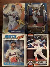 Francisco Lindor 4 Card LOT! Select Blue / Heritage / Stars Of MLB - NY Mets