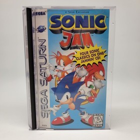 Sonic Jam (Sega Saturn, 1997) - Complete w/ Manual - New Jewel Case