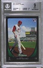 2011 Bowman Mark Trumbo #193 BGS 9 MINT 5v6