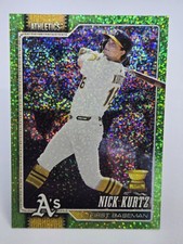 2026 Topps Series 1 Celebration Nick Kurtz Lime Green Confetti SSP Athletics 
